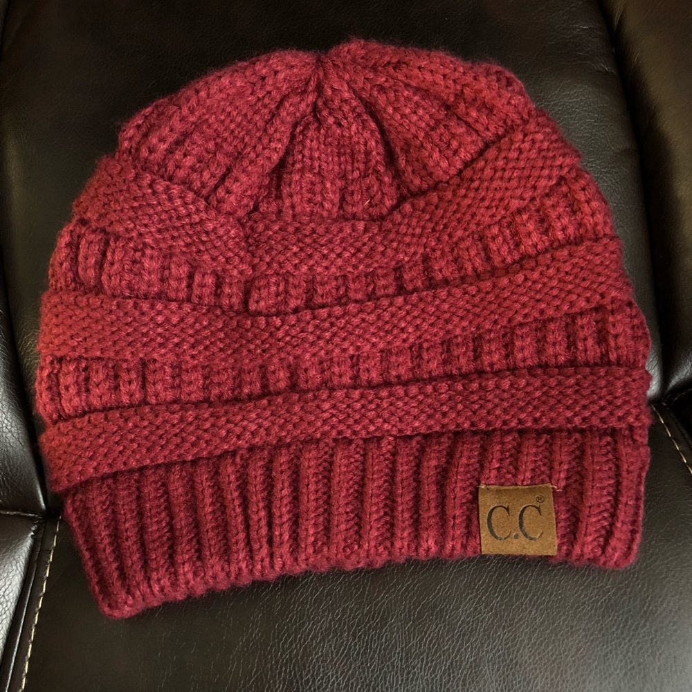 Maroon CC Classic Beanie